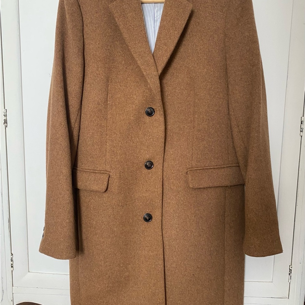 J. Crew Camel Wool Coat